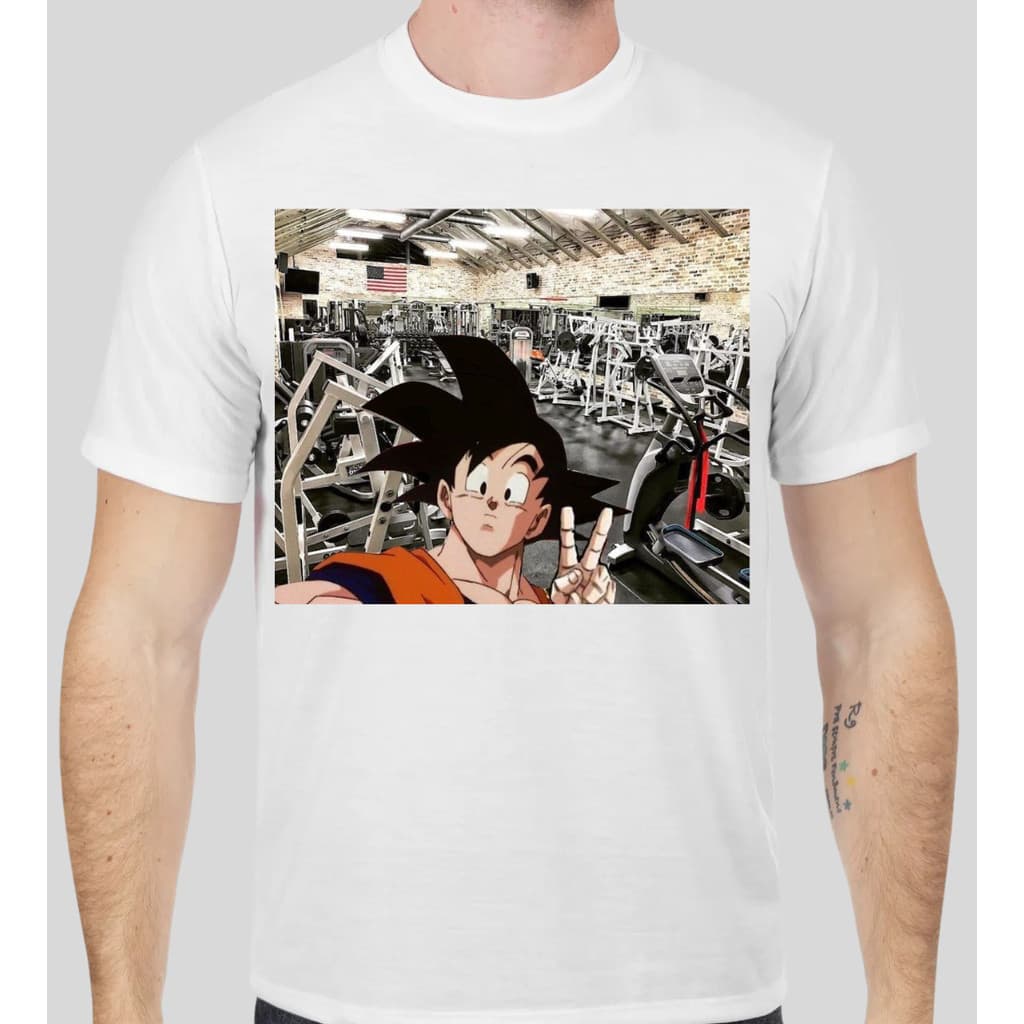 Camisa Drago Bal Z - Academia Gok self - anime, academia, Treino