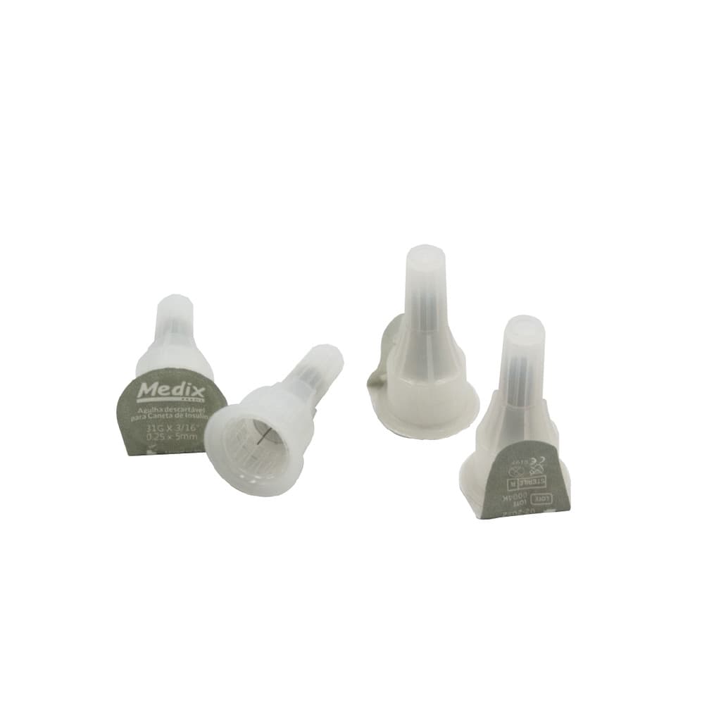 AGULHA PARA CANETA DE INSULINA 31G 5MM MEDIX