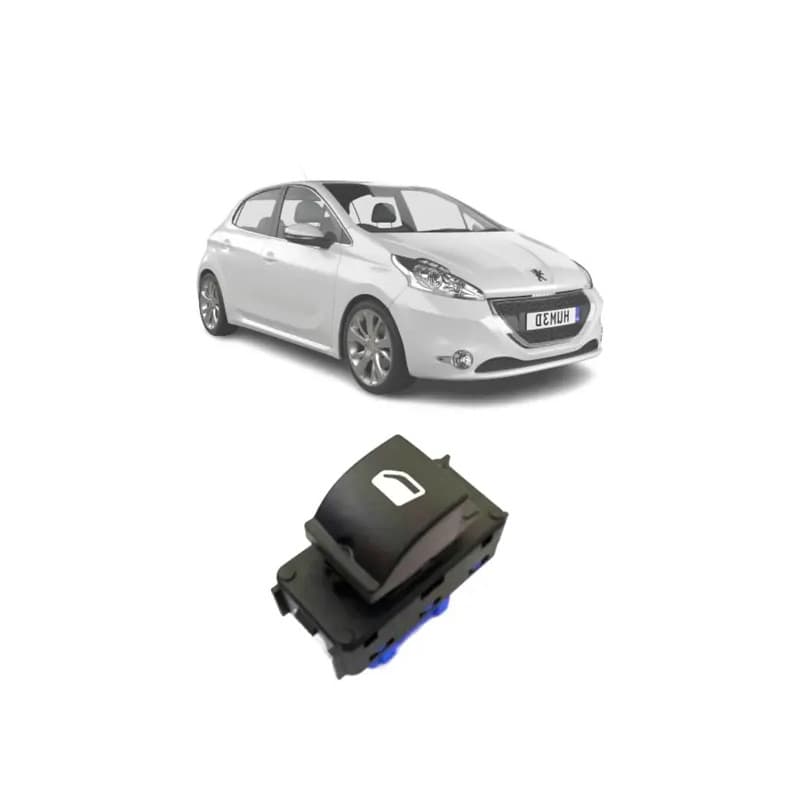 BOTÃO SIMPLES VIDRO ELÉTRICO PEUGEOT 208 APÓS 2013