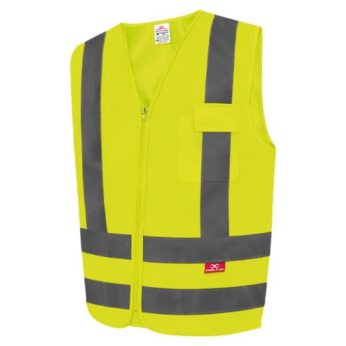 COLETE REFLETIVO STEELFLEX AMARELO C/1 BOLSO CLASSE 2