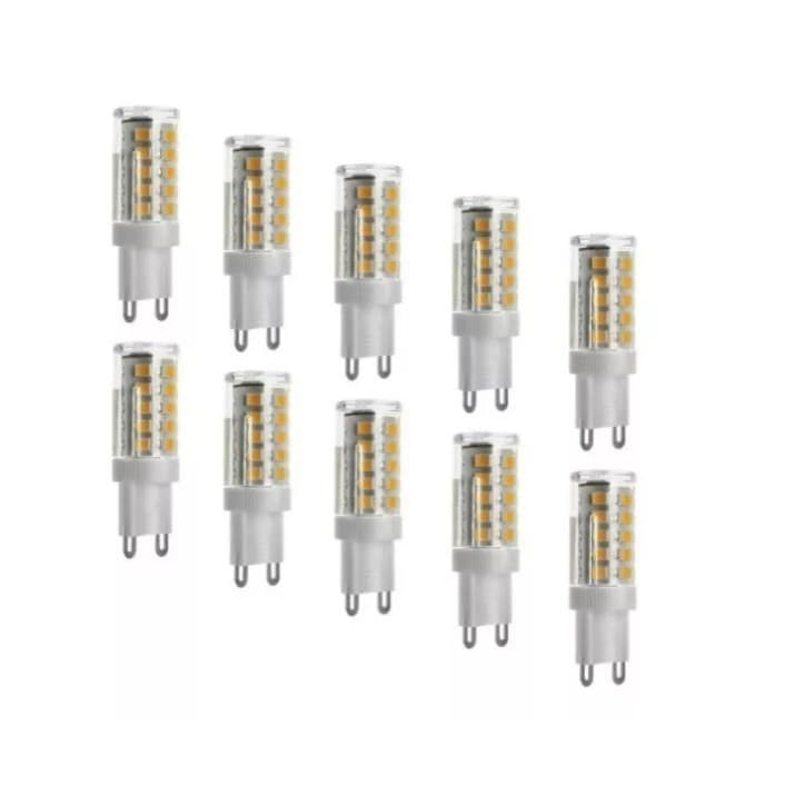 Kit 12 Lâmpadas Halopim Soquete G9 5w Bivolt Led