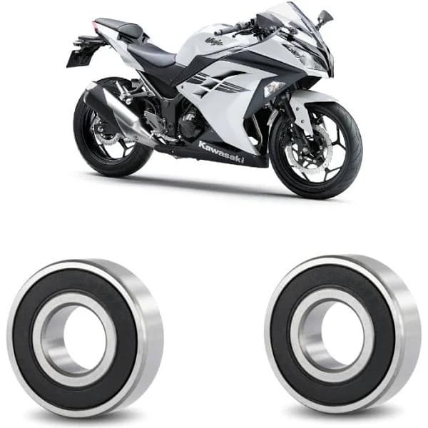 KIT ROLAMENTO RODA DIANTEIRA KAWAZAKI NINJA 300