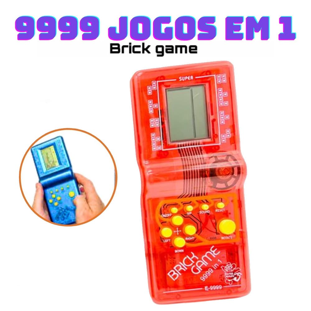 Vídeo Game Portátil 9999 Jogos em 1 Mini Game Antigo Retrô