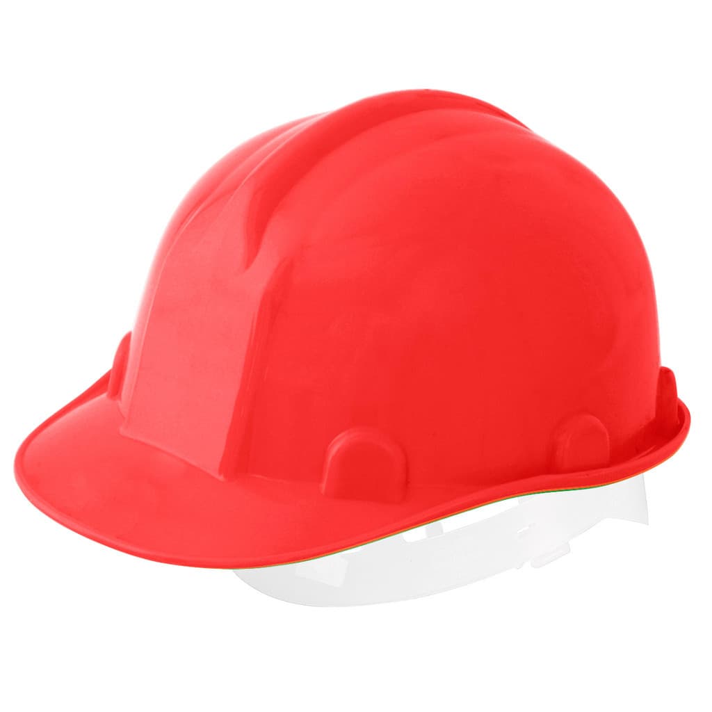 CAPACETE PARA OBRA SEGURANÇA INMETRO CA  VERMELHO ALTA QUALIDADE
