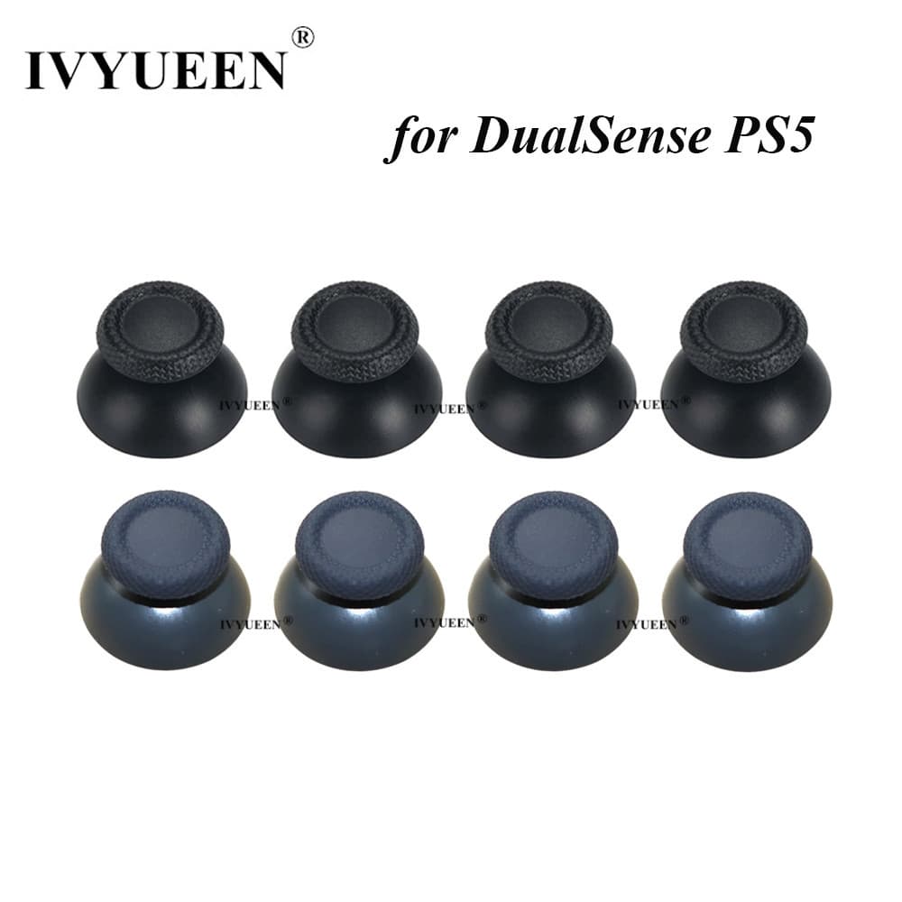 IVYUEEN 2-10 Pçs Polegares Para PlayStation 5 PS5 DualSense Controlador Preto Cinza Analógico Joystick Grip Caps Capa
