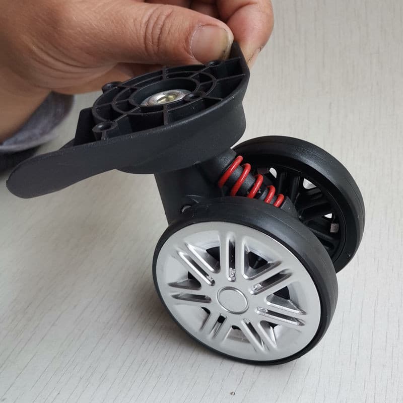 Rodas giratórias para malas de viagem, diversos acessórios de reparo para malas, rodas de substituição para malas de via