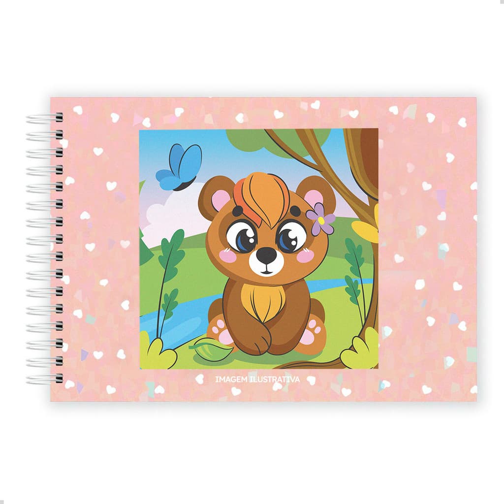 Livro De Colorir Caderno De Desenho Fofo Criança Diversão Fofo