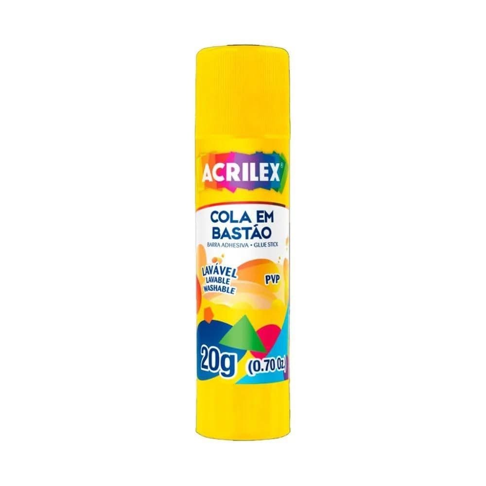 Cola em Bastão Escolar Acrilex 20g