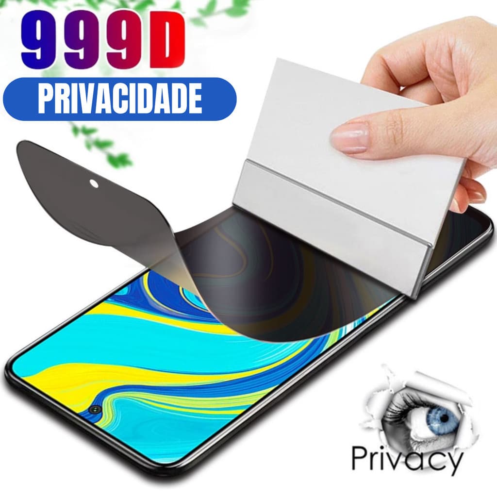 Película Privacidade Hidrogel Fosca Para Xiaomi 9 Lite Poco F6 X6 X5 F5 Redmi Note 11 12 13 Pro Plu