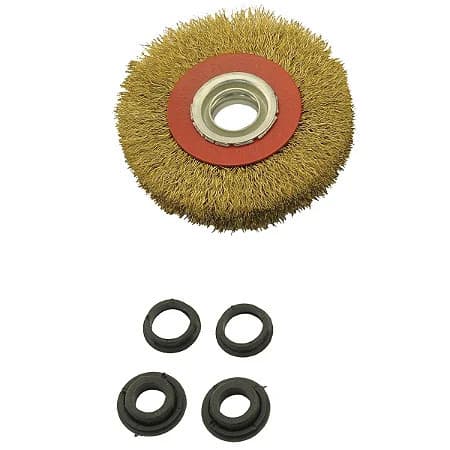 Escova de Aço Circular Ondulada 100mm (4" X 3/4) - TAFORT