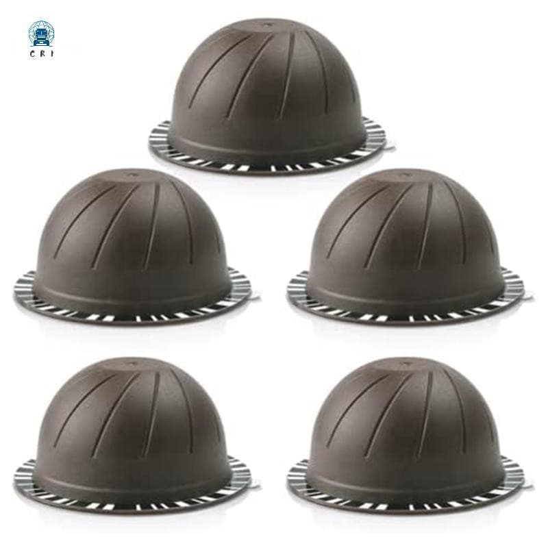 5PC Reutilizável Usando Cápsula De Café Para Nespresso Vertuo Vertuoline Refilable Pods
