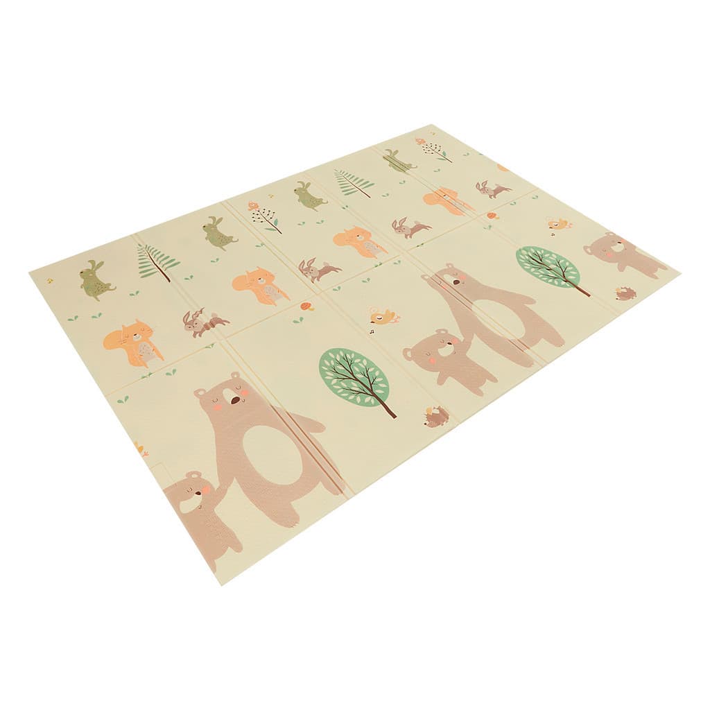 Tapete De Atividades Tatame Infantil 195x150 Dupla Face 6mm