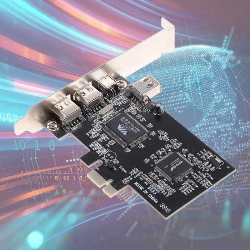 Placa Captura Vídeo 1394A VIA VT6308P Suporte Para Chip IEEE1394 400 Mbit 2 + 1 PHY