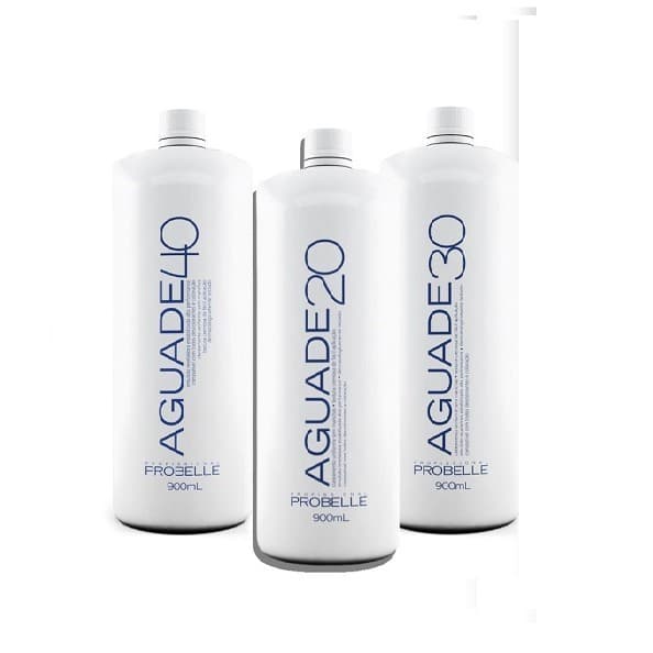 kit 3 Agua Oxigenada ( 20 V - 30 V - 40 V ) 900 ML Probelle