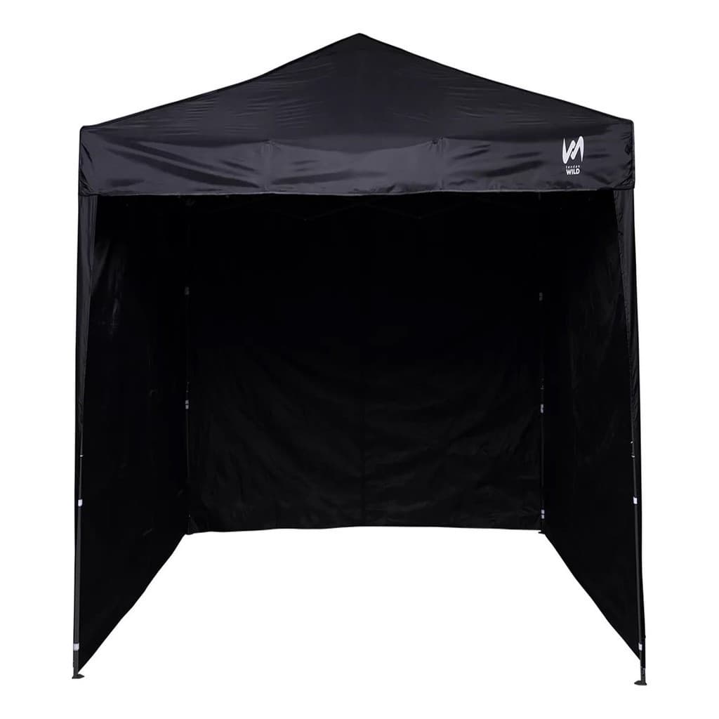 Gazebo 2x2 PC Preto + 4 Paredes Poliéster Preta