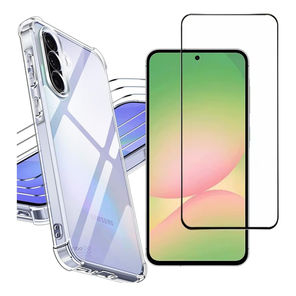 Capa Capinha Anti Queda Para Galaxy A56 6.7 + Película 3d