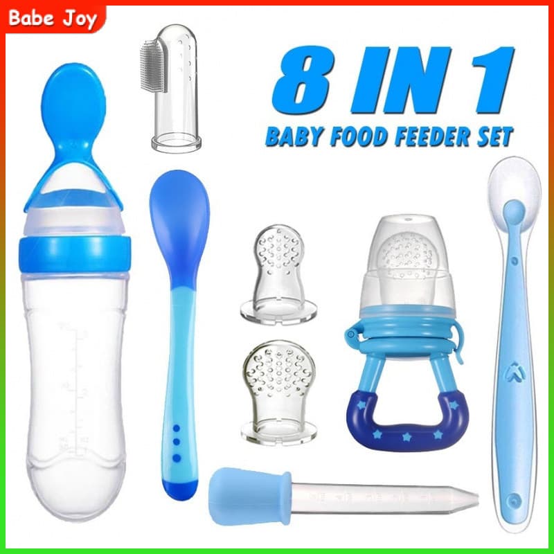 Colher  mamadeira dosadora silicone para bebê colher chupeta de fruta Escova dentes Conta gotas