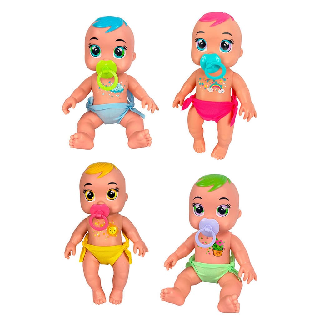 Boneca Tinker Baby Coleção Natureza 24 Cm C/ Chupeta