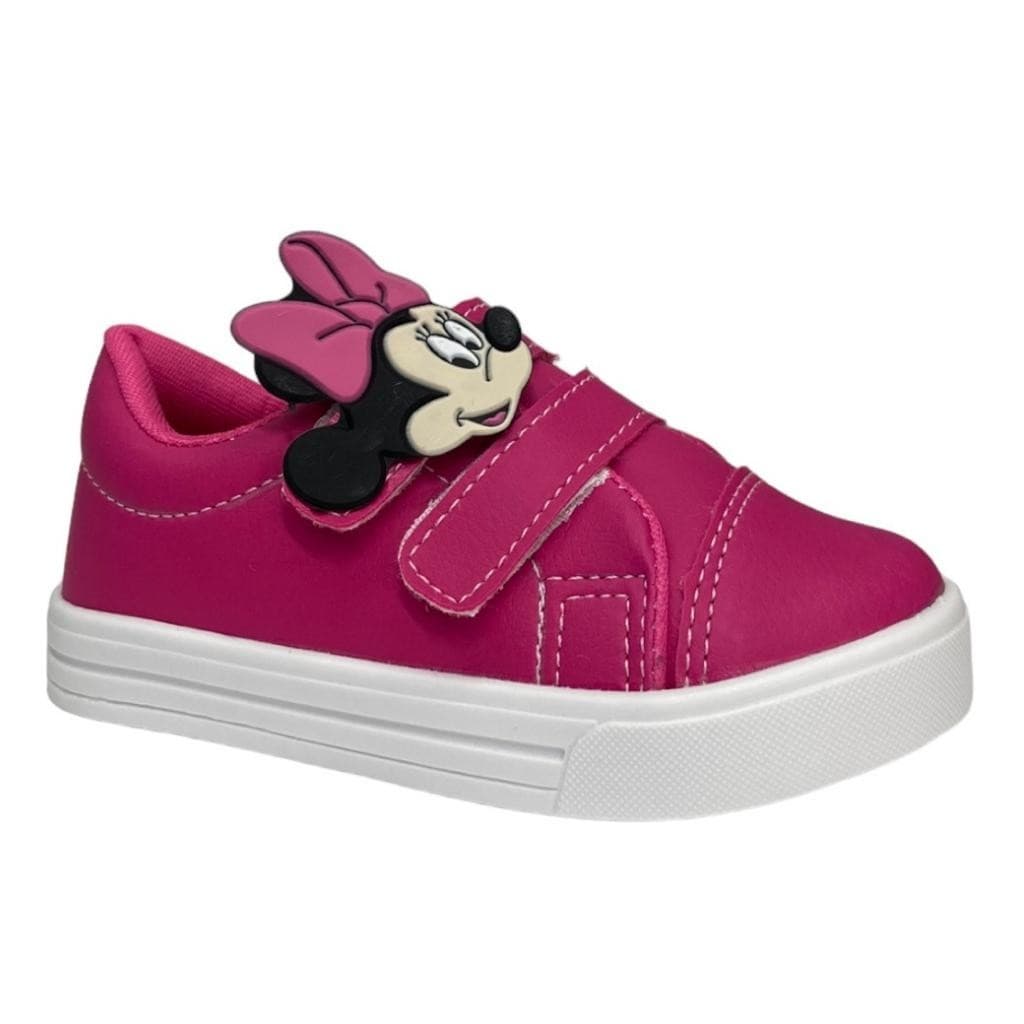Tenis Infantil Menina Estilosa Pink Lado 20 Ao 34