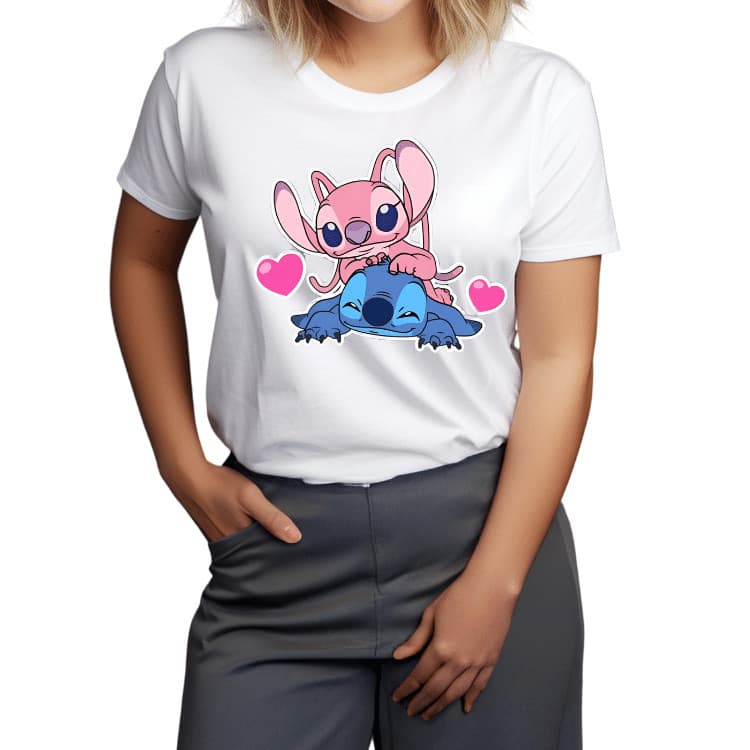 Camiseta Lilo e Sticth