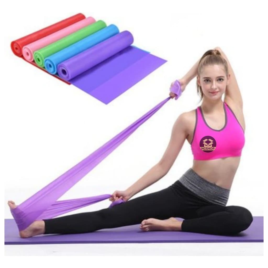 Kit 10 Faixas Elásticas Thera Bands Fisioterapia Pilates