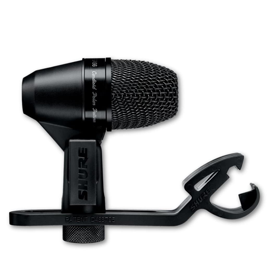 Microfone Dinâmico Shure Pga56-lc Para Caixa Tons e Percussão