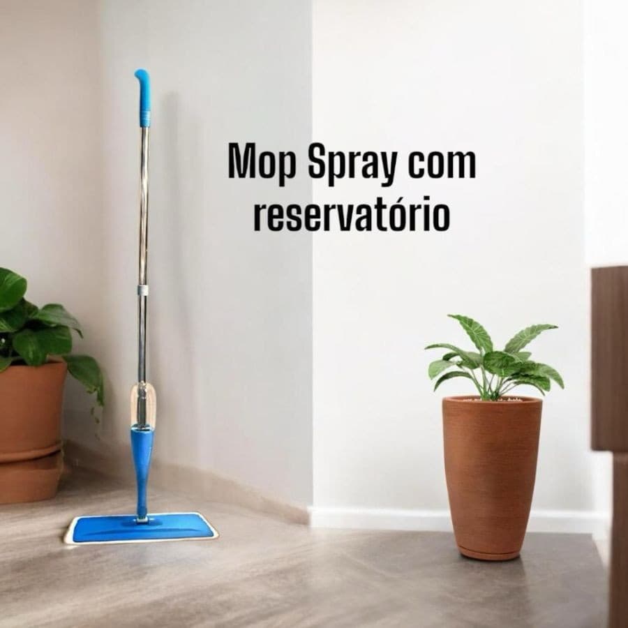 Mop Spray Rodo Inteligente Limpeza Flash Mágico Esfregão Flat