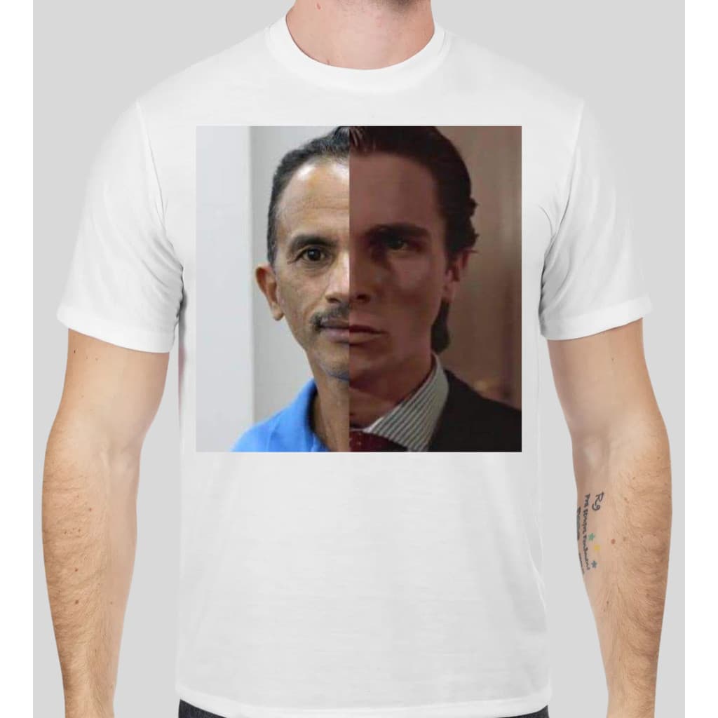 Camisa caneta azul x Americano - meme, engraçada