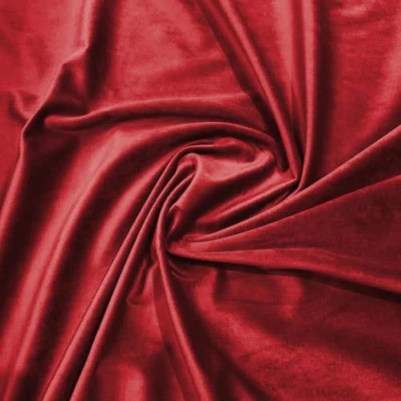 Tecido Veludo Suede Liso Vinho Veneza Poliéster 4 Metros
