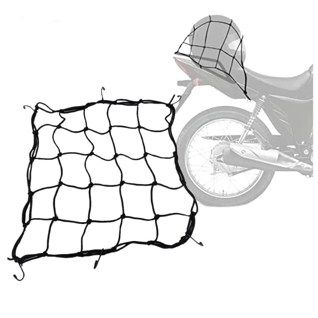 Rede Elástica Moto E Bike Bagageiro Aranha Redinha 45 x 45