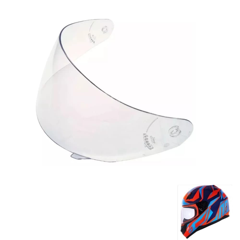 Viseira Cristal Norisk Razor/ Ff391/ Ls2 Ff369 Polivisor