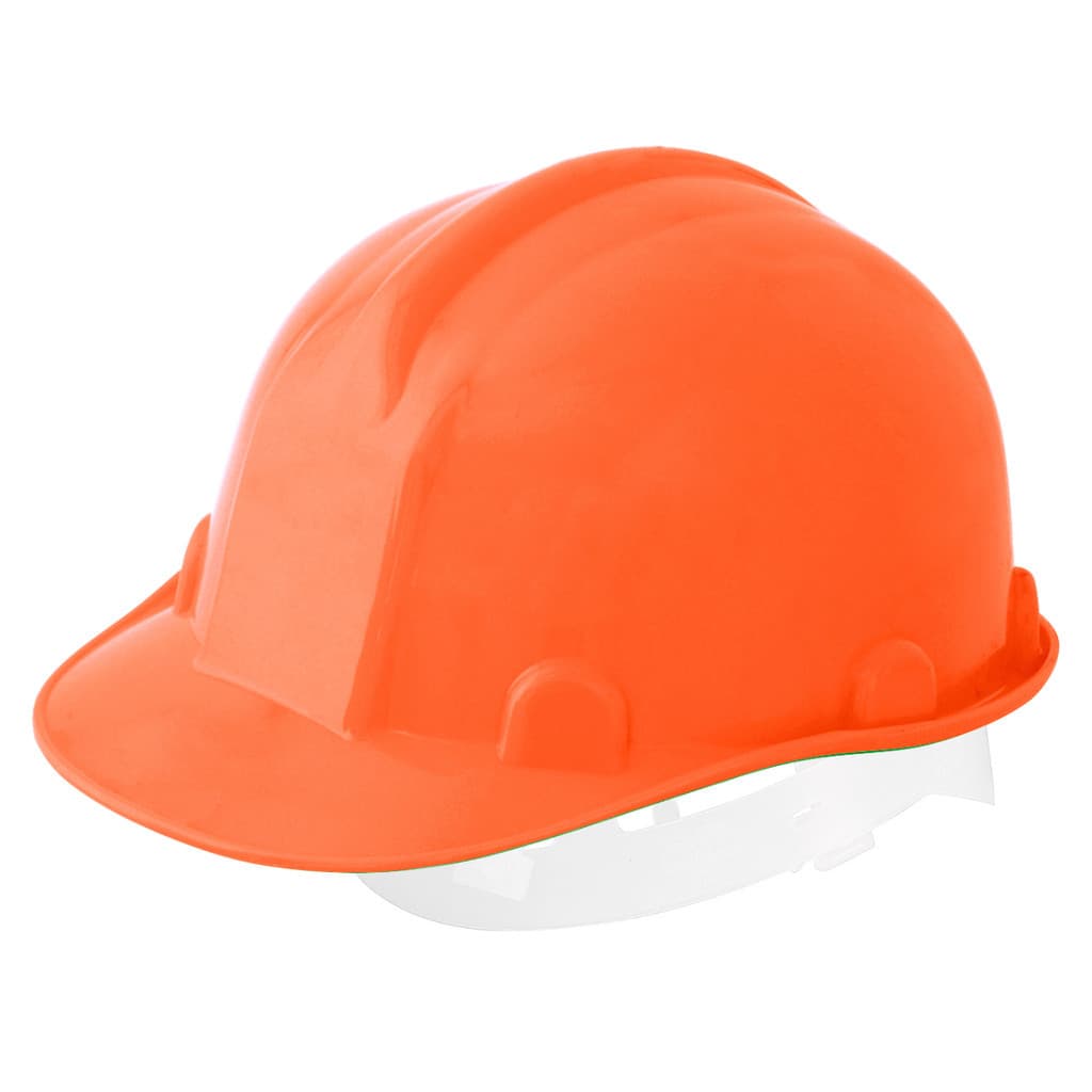 CAPACETE PARA OBRA SEGURANÇA INMETRO CA LARANJA ALTA QUALIDADE