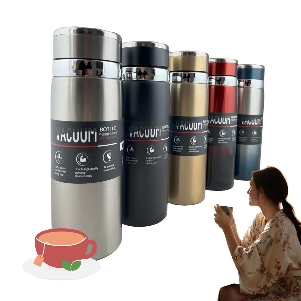 Garrafa Térmica Squeeze Inox 800ml Academia Esporte Quente e Frio Isolamento Duplo