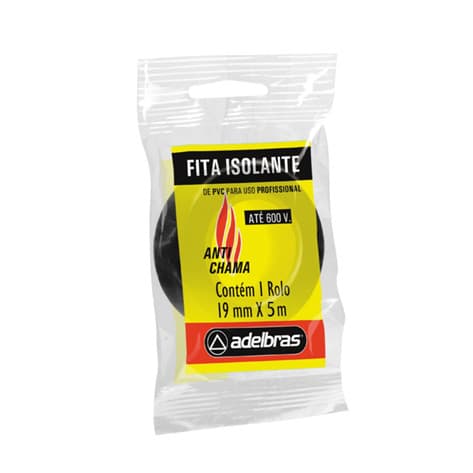 Fita Isolante Anti-Chama 19MM X 5 Metros