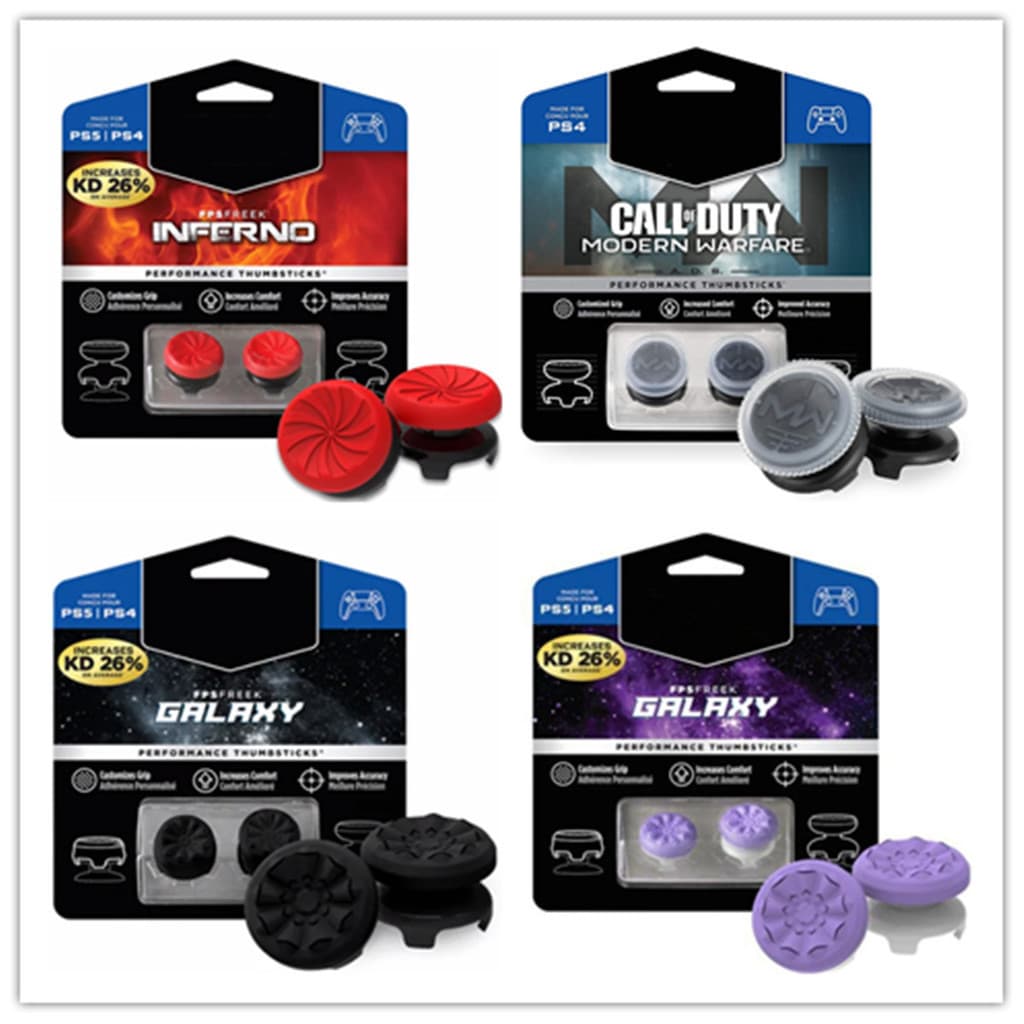 FPS Freek Galaxy Para Playstation PS4 High-Rise Analógico Vara PS5 Joystick Controlador Desempenho Comando Jogo Silicone