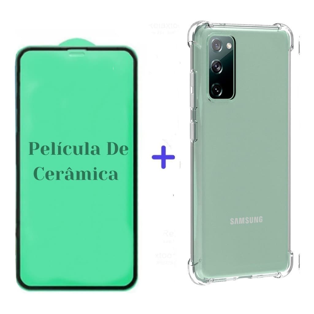 Capa + Película Cerâmica Samsung Galaxy S20 Fe - Reforçada