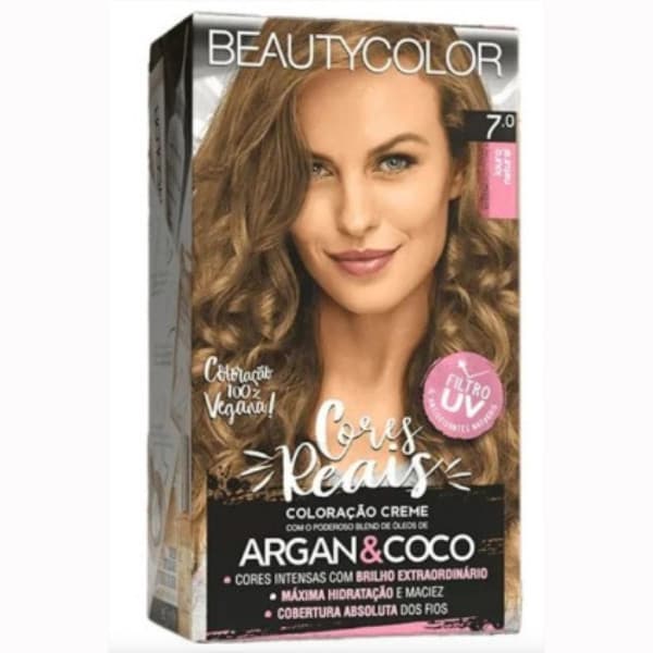 TINTURA BEAUTY COLOR 7.0 LOURO NATURAL