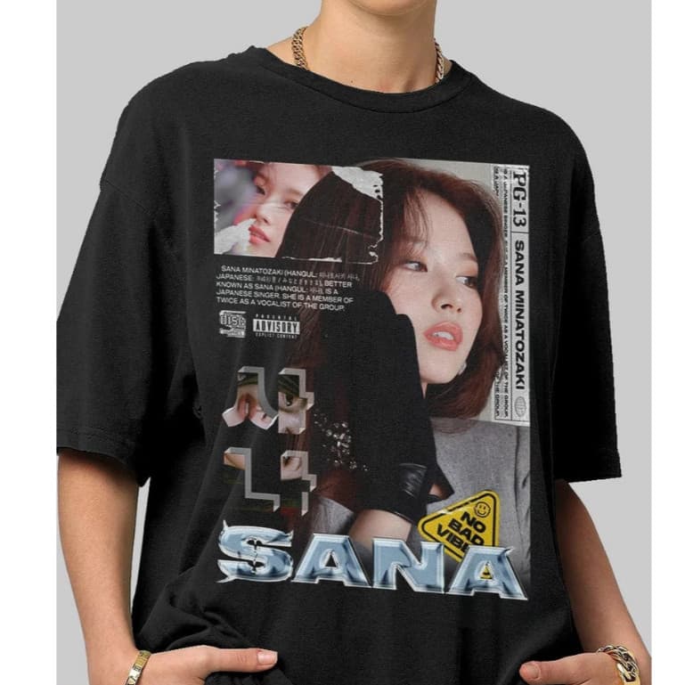 Camiseta T-shirt Unissex Sana Twice Kpop