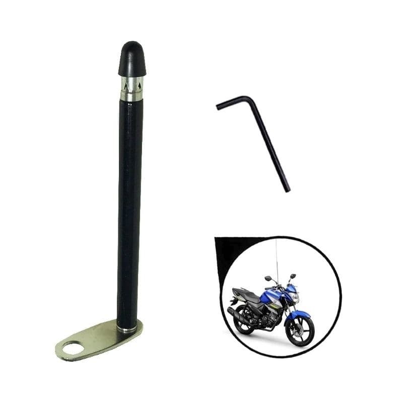 Antena Retrátil Corta Pipa Moto Retrovisor Aço Inox ZE-0357