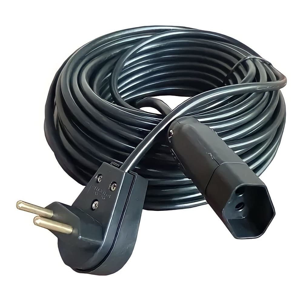 Extensão Elétrica 5 Metros 20A Cabo PP 2x1,0 Reforçada