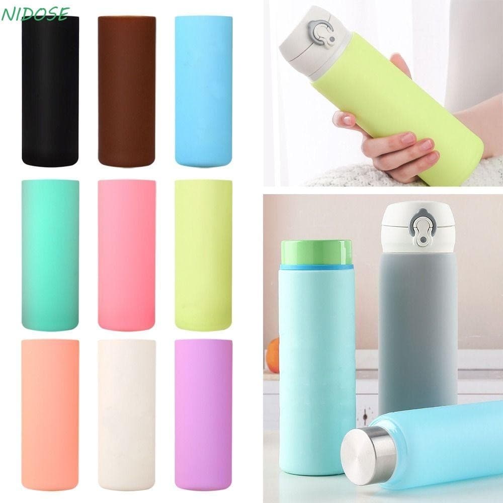 Bota NIDOSE Para Garrafa Capa De Silicone Protetora De Fundo De