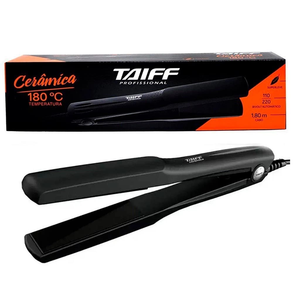 Prancha Chapinha Alisadora Taiff Cerâmica 180ºc Bivolt Original