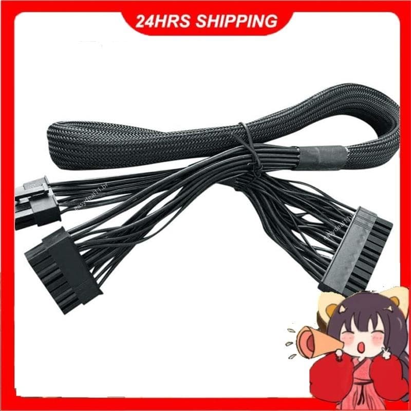 18 P + 10 PIN A 24 Substituição De Cabo Da Placa Mãe Para EVGA Supernova 650 750 1000 G2 G3