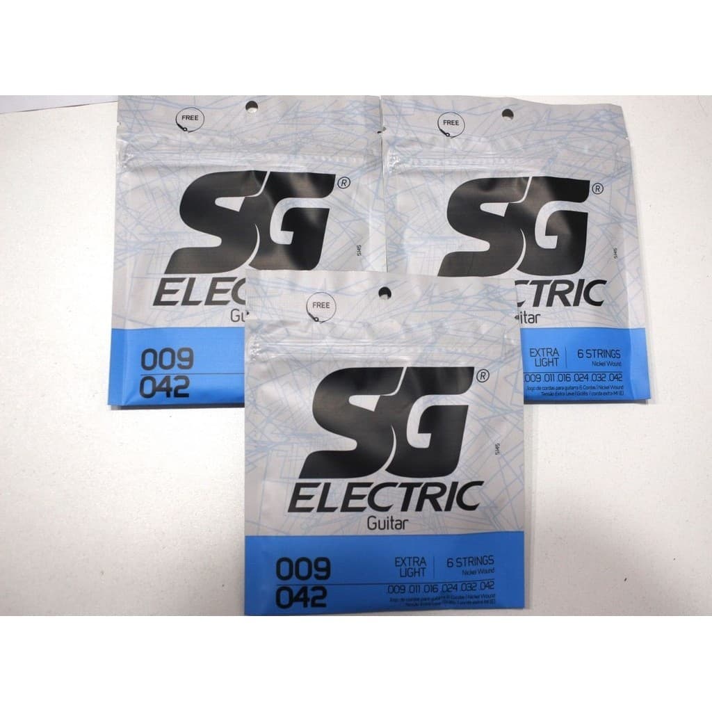 Encordoamento Sg 009 Para Guitarra Elétrica - 03 Jogos