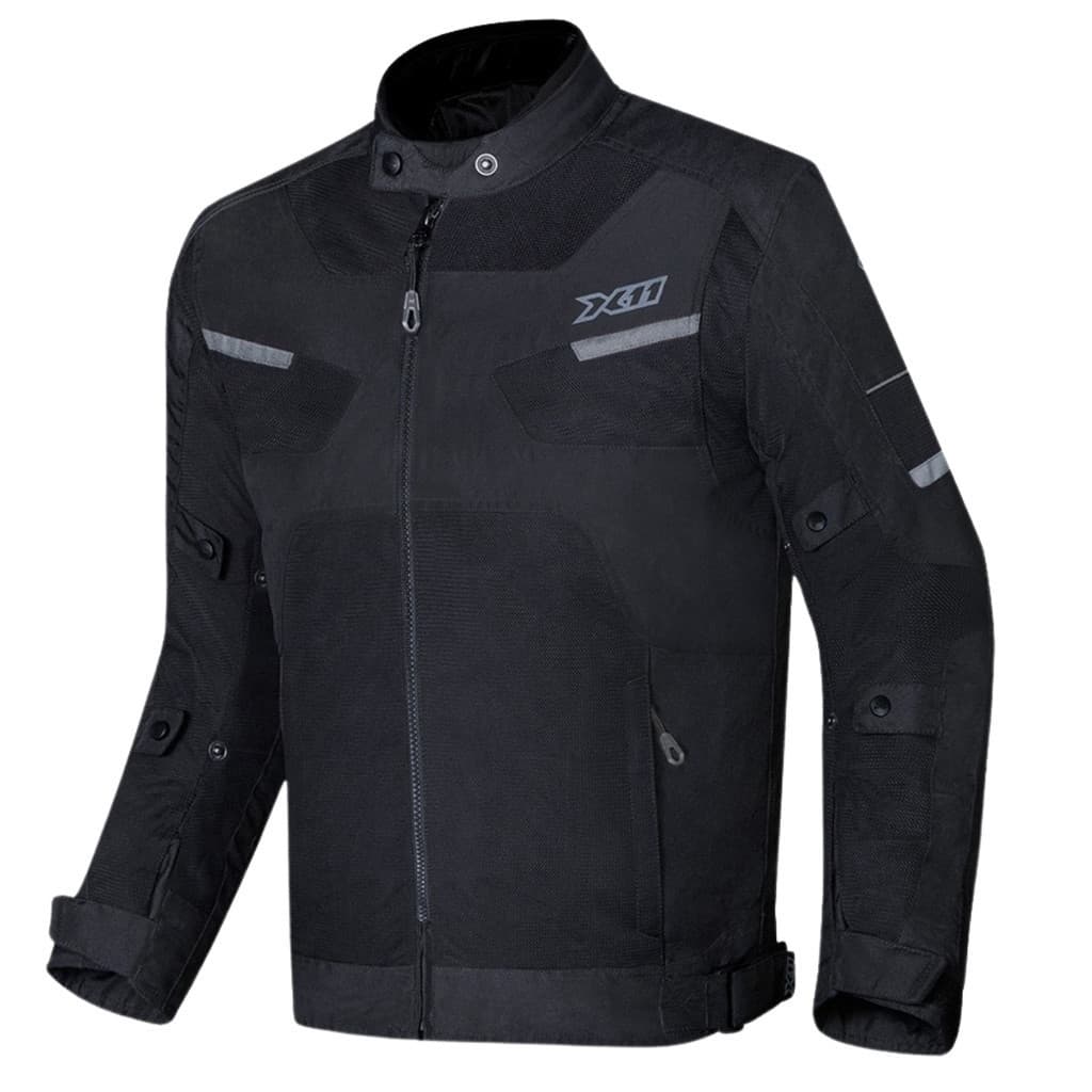 JAQUETA MOTO MOTOCICLISTA  X11 BREEZE 2 MASCULINA PRETO