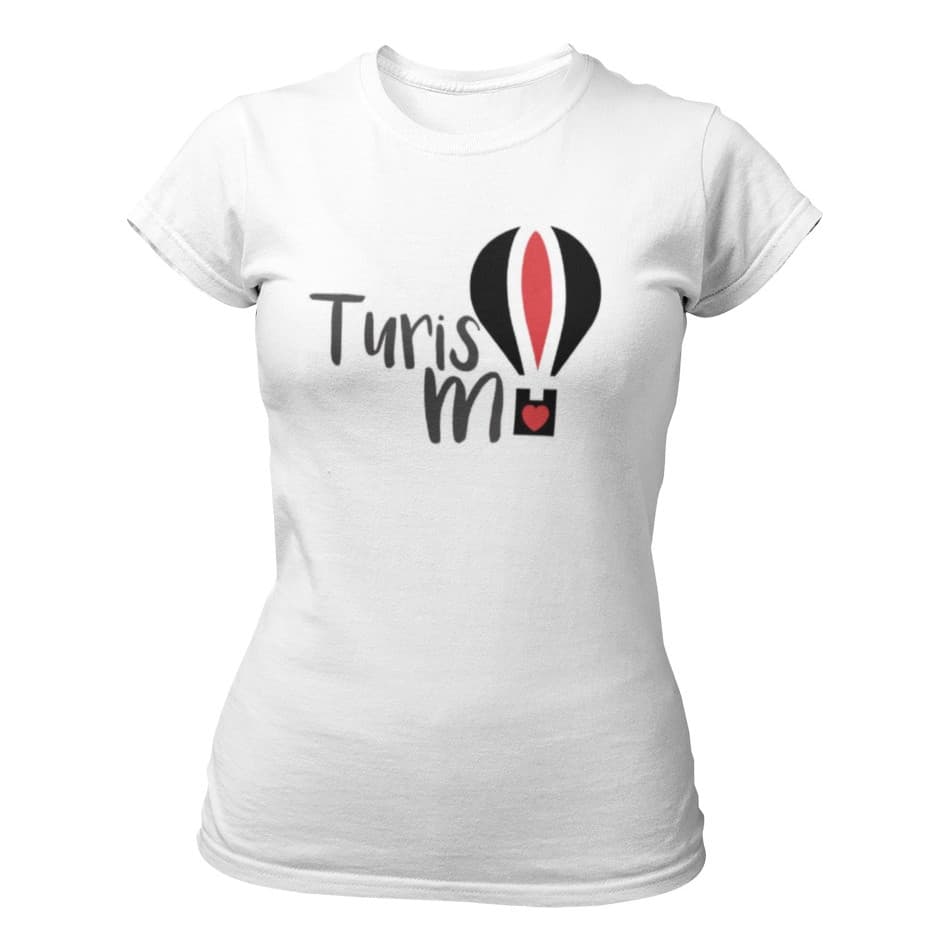 Camiseta Baby Look Feminina Estampa Curso Profissão Turismo