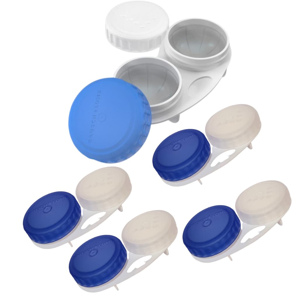 Kit 5 Estojos para Lente de contato Bausch Lomb