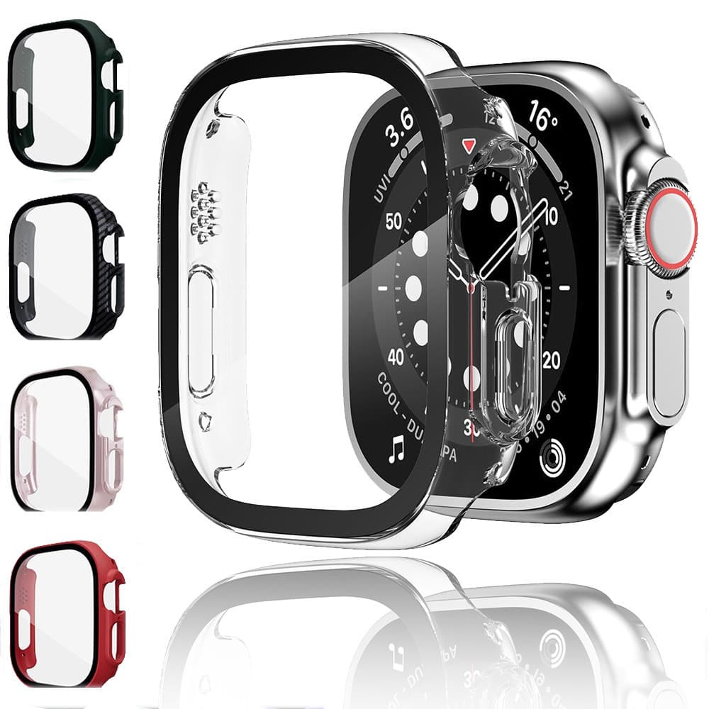 Capa Case Bumper Pelicula Protetor tela Compativel com Relógio Apple Watch Original Ultra 3 2 49mm