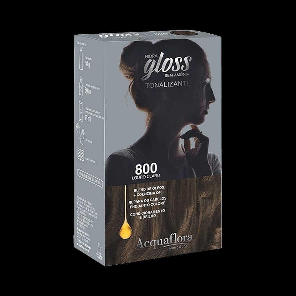 Tonalizante Acquaflora Hidra Gloss 800 Louro Claro
