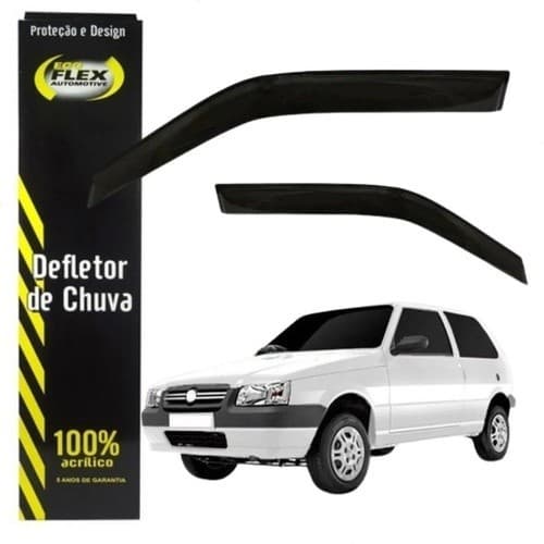 Defletor Calha de Chuva Uno Fire 2 Portas Ecoflex